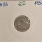 422 Australia 3 Pence - George V 1936, KM#24, argint, usor deformata