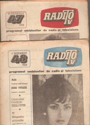 Programul emisiunilor de radio 1968 41 reviste foto