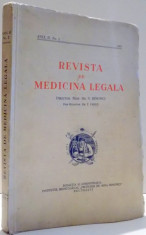 REVISTA DE MEDICINA LEGALA de DR. N. MINOVICI , ANUL II , NR. 2 , 1937 foto