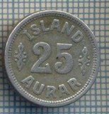 AX 325 MONEDA - ISLANDA - 25 AURAR -ANUL 1925 -STAREA CARE SE VEDE