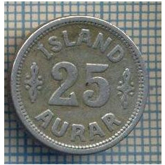 AX 325 MONEDA - ISLANDA - 25 AURAR -ANUL 1925 -STAREA CARE SE VEDE