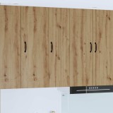 vidaXL Dulap suspendat de bucătărie Stejar Artizanal 30 x 31 x 100 cm 885114