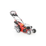 Cumpara ieftin Masina de tuns iarba HECHT 548 SW 5 in 1 HECHT548SW5IN1, motor benzina, putere 5 CP, latime de lucru 46 cm, kit de mulcire, autopropulsie