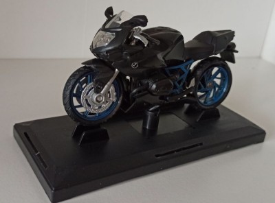 Macheta motocicleta BMW HP2 Sport albastru - Motor Max 1/18 foto