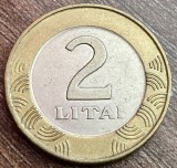 C50 - Moneda foarte veche - Lituania - 2 litai - 1998
