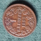 Germania , NASSAU , 1 kreuzer 1862 detalii