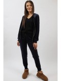 COMPLEU SPORT CU GLUGA DIN CATIFEA INCHIDERE FERMOAR SPLENDIDO TALIE UNICA Bleumarin