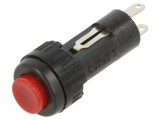 Comutator SPST RAFI cu apăsare, 0,1A/24VAC, IP40