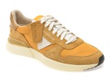 Cumpara ieftin Pantofi sport CLARKS maro, CRAFT WICK LACE, din material textil si piele intoarsa