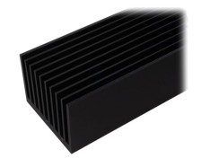 Radiator FISCHER ELEKTRONIK extrudat cu aripioare neagră 1000mm x 95mm x 70mm