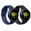 Set 2 Curele pentru Samsung Galaxy Active 2 40mm / 44mm, kwmobile, Silicon, Albastru / Negru, 56652.01