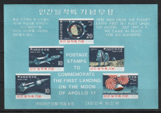 Cosmos ,timbre comemorative Nord Koreea. foto