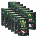 Cumpara ieftin Conservă NUEVO DOG Senior Lamb &amp;amp; Beef 12 x 400 g