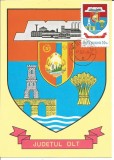 No(01)ilustrata maxima- Stema Judetului Olt