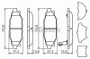 Set placute frana,frana disc SUBARU LEGACY V Combi (BM, BR) (2009 - 2016) BOSCH 0 986 494 444