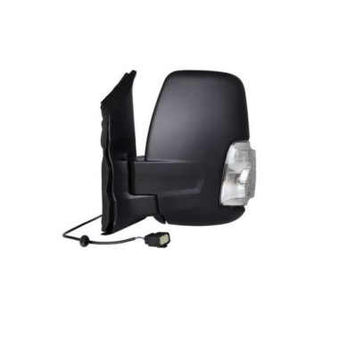 Oglinda usa exterioara FORD TRANSIT/TOURNEO, 10.2019-, stanga, View Max, reglare electrica; texturat; cu incalzire; versiune scurta; convexa; crom; p foto