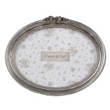 Cumpara ieftin Rama foto perete, masa polirasina argintie 18x3x13 cm, 15x10 cm