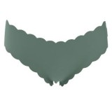 Chiloti Dama Hipster cu Finisaj Laser Cut, Verde Menta, CMCLASS