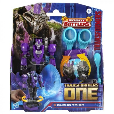 TRANSFORMERS ONE ROBOT BATTLERS FIGURINA ALPHA TRION 11.5CM foto