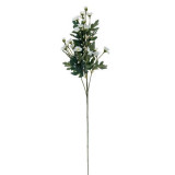 Fir floare margarete decorativ,plastic,alb,70 cm, Oem