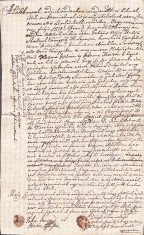 NI287 Lot de 36 acte emise &icirc;ntre anii 1817-1861 la T&acirc;rgu Lăpuș, Maramureș, limba maghiară