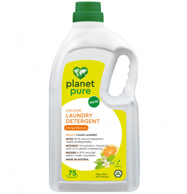 Detergent bio pentru rufe colorate - flori de portocal - 3 litri, Planet Pure foto