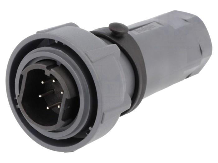 Conector circular tată 6 pini IP69K