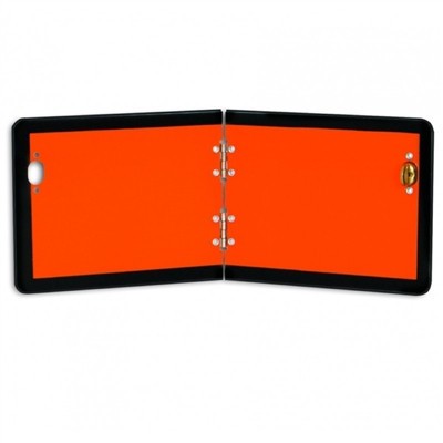 PLACA ADR 300X120 MM ALUMINIU PLIABILA VERTICAL HICO 64815