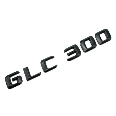 Emblema GLC 300 Negru, pentru spate portbagaj Mercedes foto