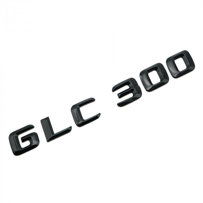 Emblema GLC 300 Negru, pentru spate portbagaj Mercedes