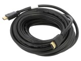 Cablu HDMI 1.4 10m negru PVC cu mufă la ambele capete