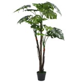 Plantă artificială Monstera cu ghiveci, 130 cm, verde