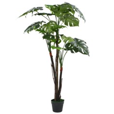 Plantă artificială Monstera cu ghiveci, 130 cm, verde