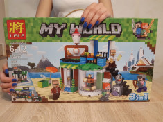 3 in 1 - Set de 446 piese lego Minecraft - My World ( LELE 33221 ) foto