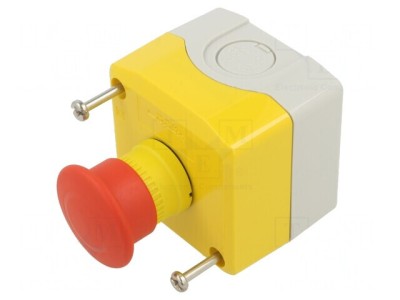 Casetă de Comandă Harmony XB5 cu 1 Buton Ciupercă IP66 foto