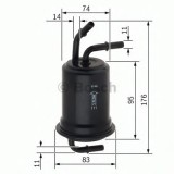 Filtru combustibil AUDI A4 (8EC, B7) (2004 - 2008) BOSCH F 026 403 012