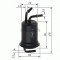 Filtru combustibil AUDI A4 Cabriolet (8H7, B6, 8HE, B7) (2002 - 2009) BOSCH F 026 403 012