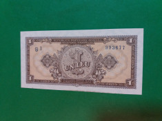 Bancnote romanesti 1leu 1952 unc foto