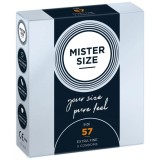 Pachet 3 Prezervative Mister Size (57 mm)