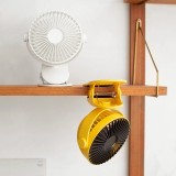 Cumpara ieftin Ventilator de mana cu acumulator, de biroul, 3 trepte viteza, incarcare USB, bonus acumulator, Oem