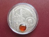 Niue (Insula Niue) 2010 - 1 Dollar - Elizabeth II - Emisiune Comemorativa Drumul Chihlimbarului - Szombathely - The Amber Route -ARGINT - UNC- (401)