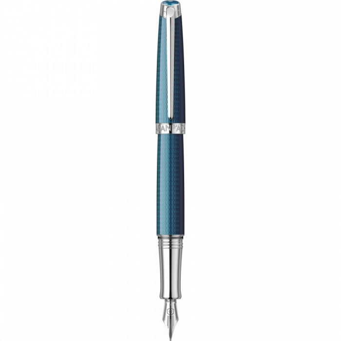 Stilou Caran d&#039;ache Leman Bleu penita aur