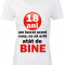 TRICOU PERSONALIZAT DAMA 18 ANI, tricou mesaj majorat