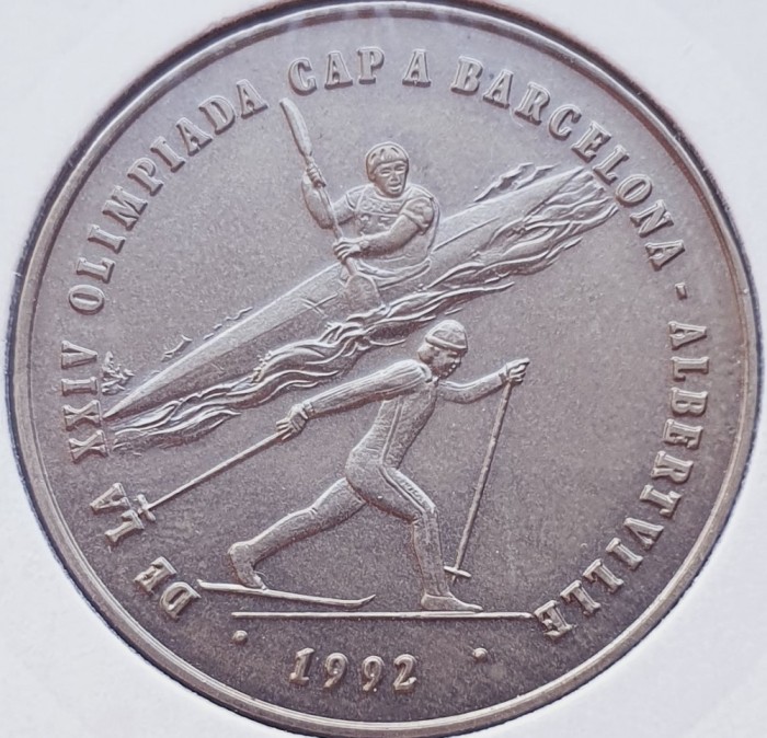 2031 Andorra 2 diners 1987 Albertville and Barcelona Olympiads km 46 UNC