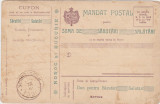 CP Mandat Postal Sarutari salutari ND(1900), Circulata, Bucuresti, Fotografie