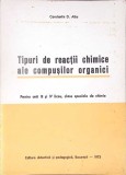 TIPURI DE REACTII CHIMICE ALE COMPUSILOR ORGANICI PENTRU ANII III SI IV-CONSTANTIN D. ALBU-354079
