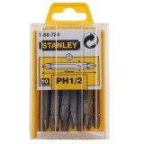 Varf dublu STANLEY PH1, PH2, 1/4&#039;&#039;, 1-68-784
