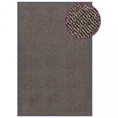 vidaXL Covoraș de intrare cu smocuri, maro &icirc;nchis, 120x180 cm