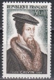 Franta 1964 - 400 de ani de la moartea lui Calvin, MNH, Nestampilat