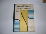Teste Recapitulative Matematica - Catalin-Petru Nicolescu, Didactica si Pedagogica, Romana, 1989
